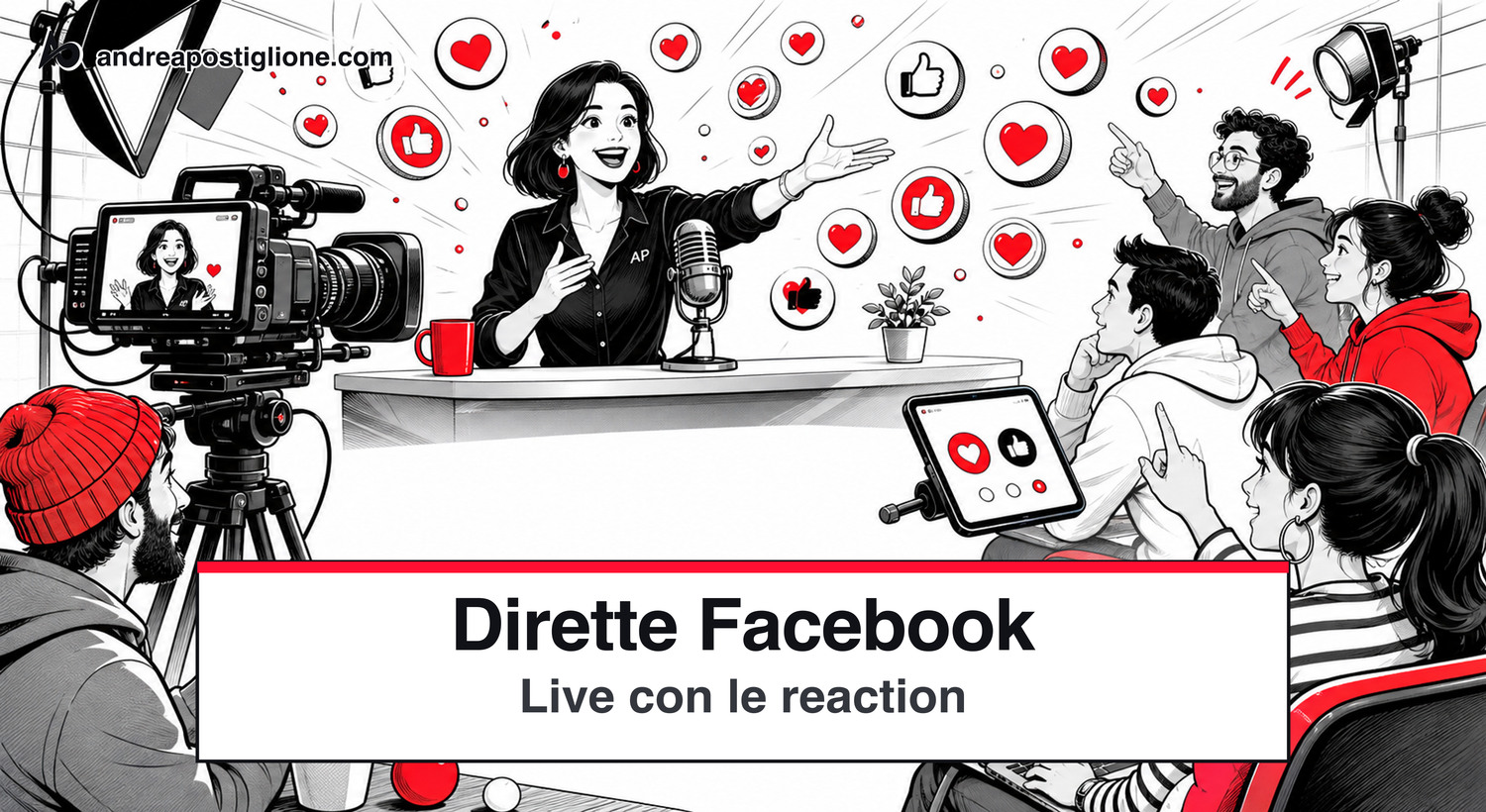 Dirette Facebook: Live con le reaction