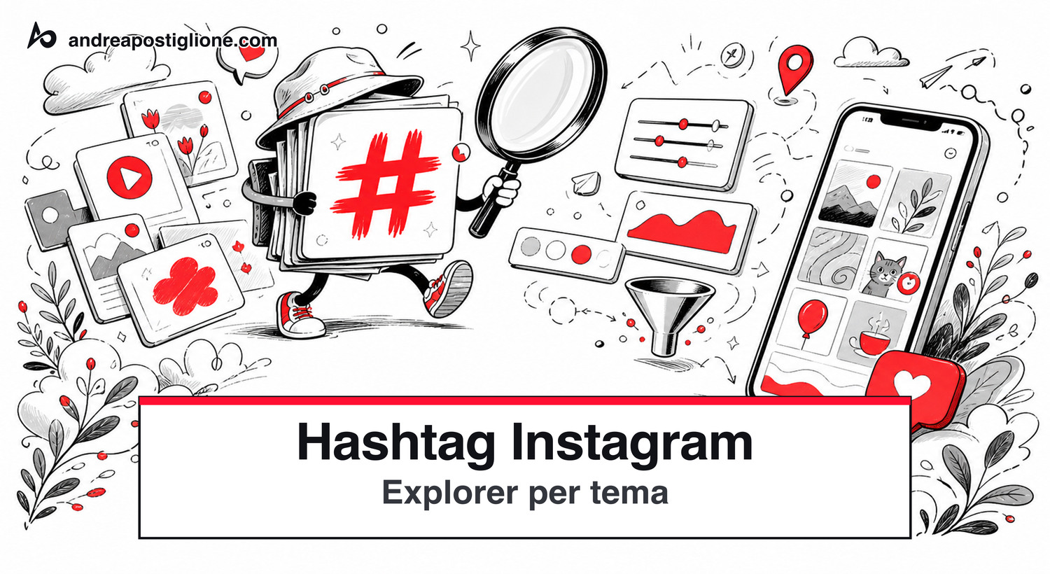 Hashtag Instagram: Explorer per tema