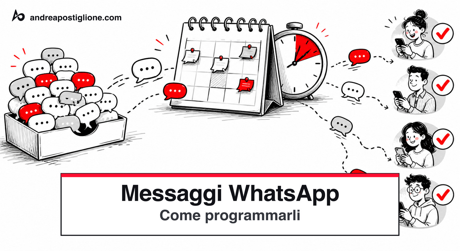 Messaggi WhatsApp: Come programmarli