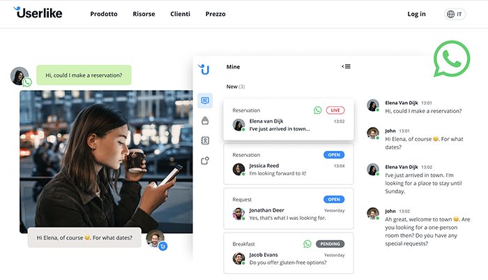Userlike per bot WhatsApp