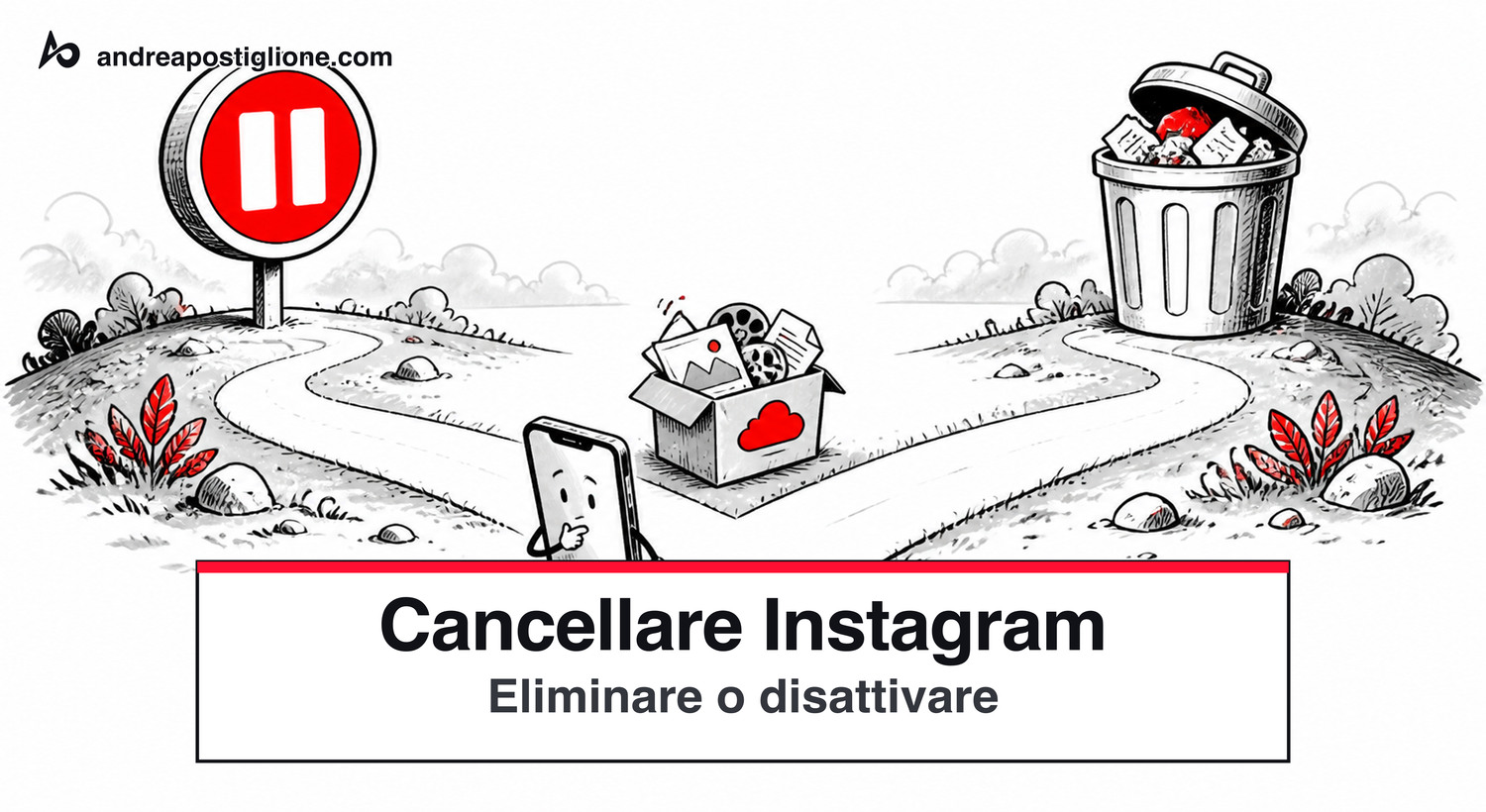 Cancellare Instagram: Eliminare o disattivare