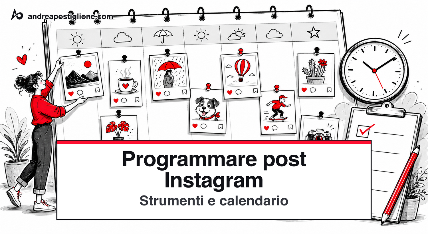 Programmare post Instagram: Strumenti e calendario